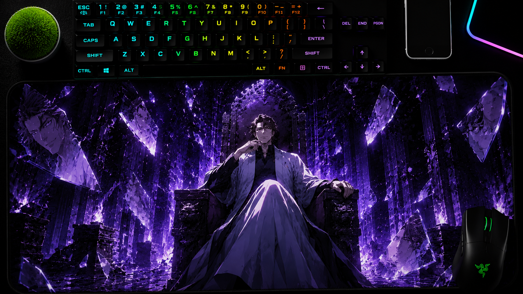 Bleach inspired XXL gaming mouse pad 08 Non-LED version, 3 mm thick