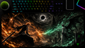 Bleach inspired XXL gaming mouse pad 09 Non-LED version, 3 mm thick