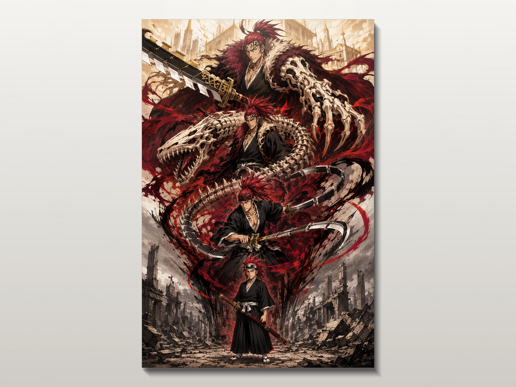 Bleach Evolutions inspired canvas poster 03 clean wall art preview