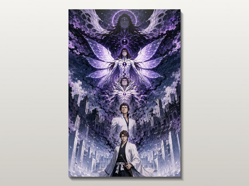 Bleach Evolutions inspired canvas poster 04 clean wall art preview