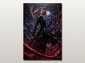 Bleach inspired canvas poster 01 close wall preview