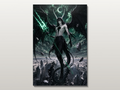 Bleach inspired canvas poster 02 close wall preview
