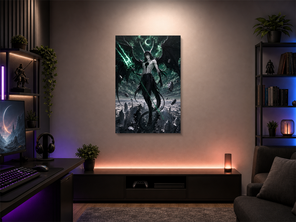 Bleach inspired canvas poster 02 room mockup