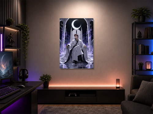 Bleach inspired canvas poster 03 room mockup