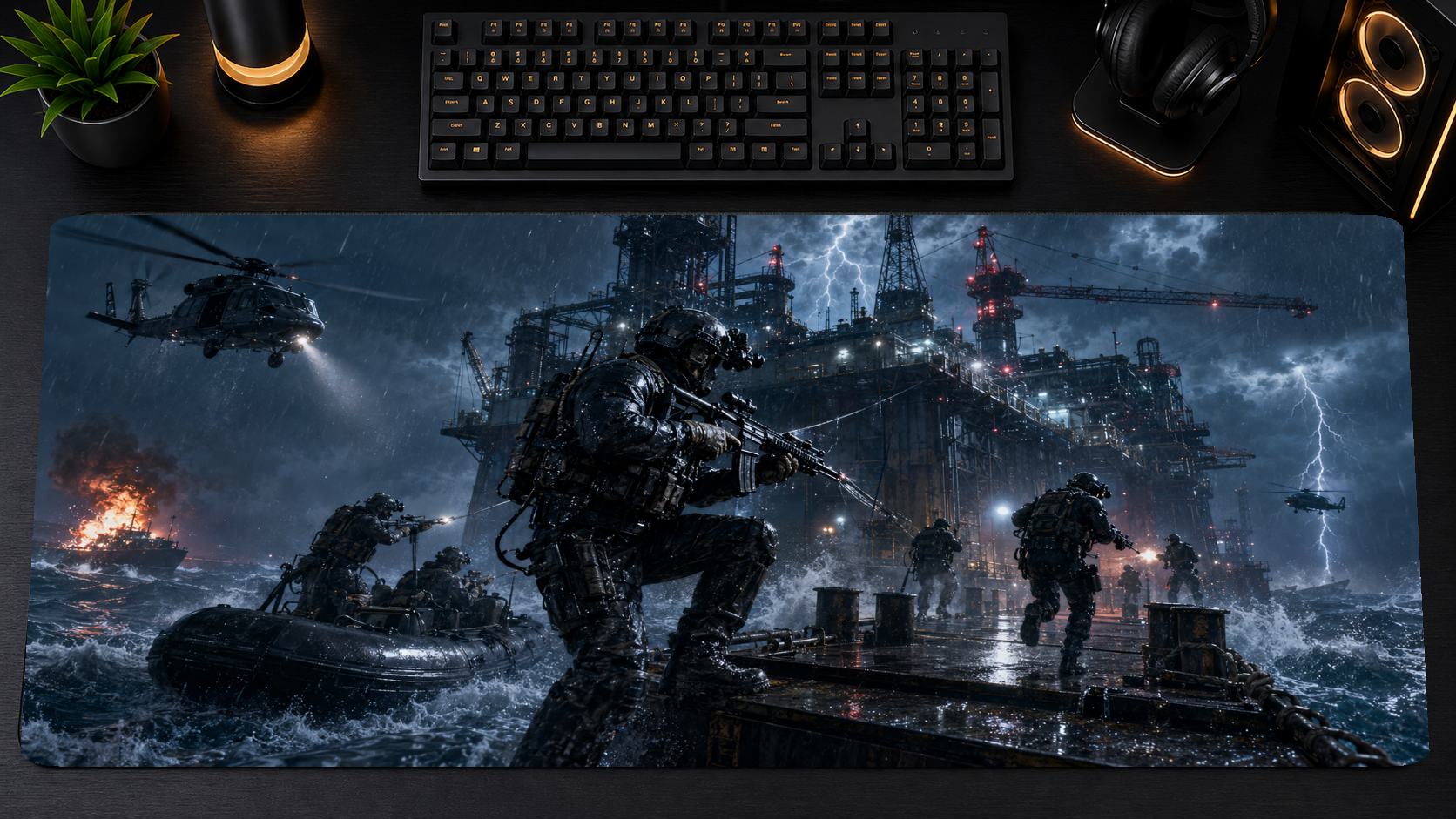 Call of Duty inspired XXL gaming mouse pad 04 Non-LED version, 3 mm thick