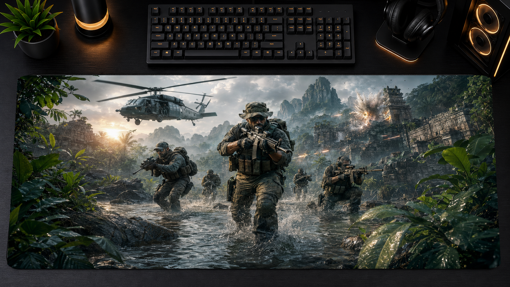 Call of Duty inspired XXL gaming mouse pad 05 Non-LED version, 3 mm thick