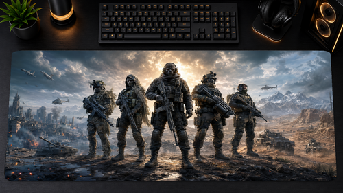 Call of Duty inspired XXL gaming mouse pad 10 Non-LED version, 3 mm thick