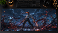 Chainsaw Man inspired XXL gaming mouse pad 01 Non-LED version, 3 mm thick