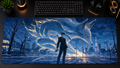 Chainsaw Man inspired XXL gaming mouse pad 02 Non-LED version, 3 mm thick