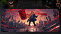 Chainsaw Man inspired XXL gaming mouse pad 09 Non-LED version, 3 mm thick