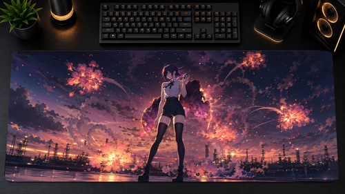 Chainsaw Man inspired XXL gaming mouse pad 10 Non-LED version, 3 mm thick