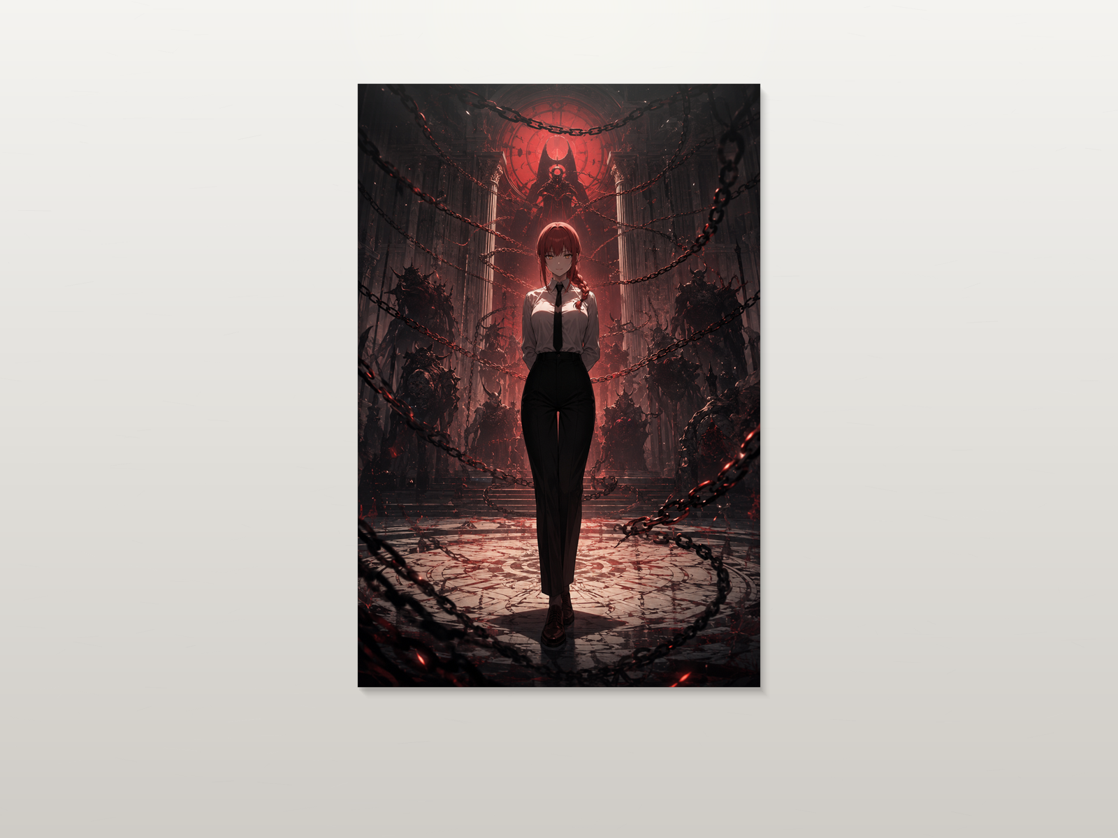 Chainsaw Man inspired canvas poster artwork 04