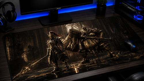 Dark Souls inspired XXL gaming mouse pad 07 Non-LED version, 3 mm thick