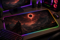 Dark Souls inspired XXL gaming mouse pad 09 LED version, 3 mm thick