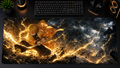 Demon Slayer inspired XXL gaming mouse pad 03 Non-LED version, 3 mm thick