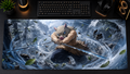 Demon Slayer inspired XXL gaming mouse pad 05 Non-LED version, 3 mm thick
