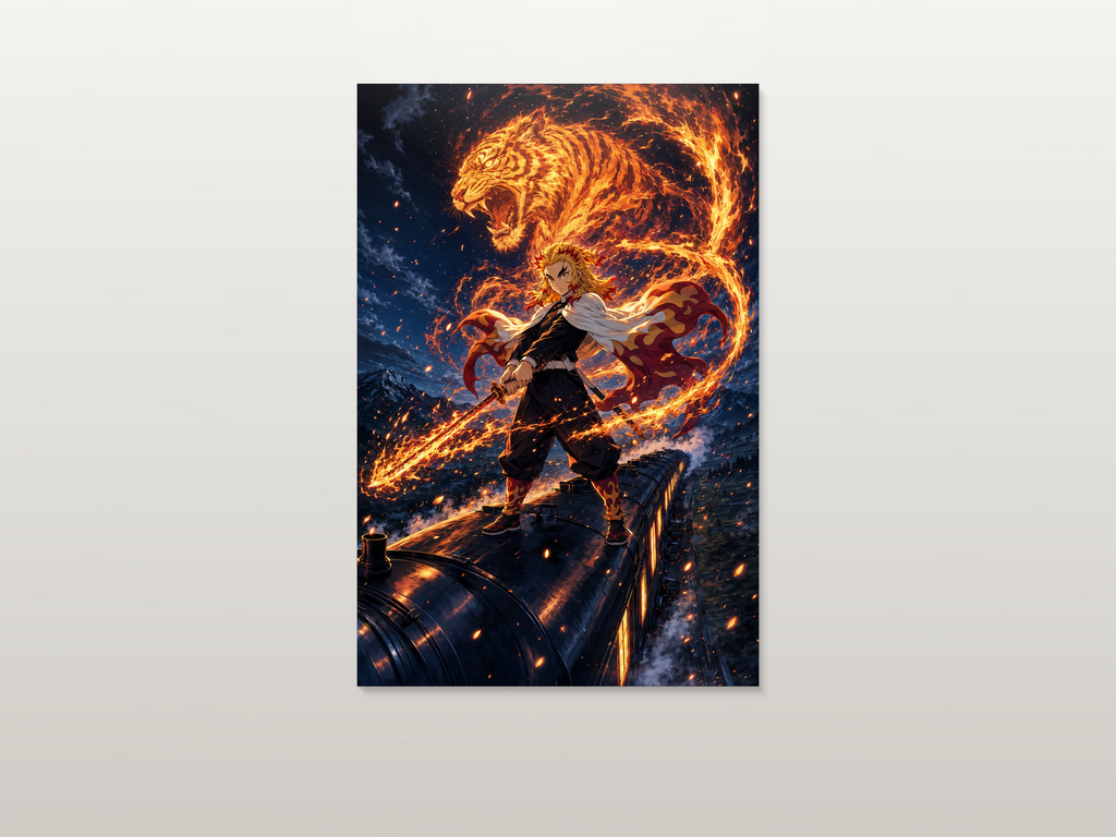 Demon Slayer inspired canvas poster artwork 03