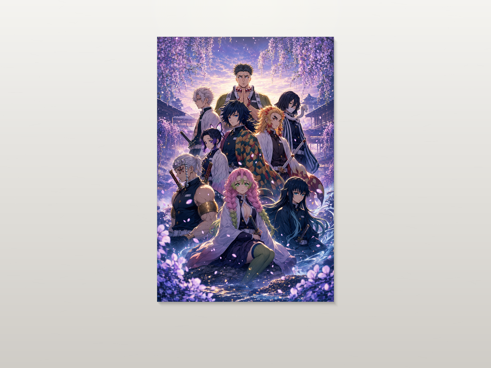 Demon Slayer inspired canvas poster artwork 05