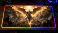 Diablo IV inspired XXL gaming mouse pad 02 LED version, 3 mm thick