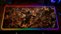 Diablo IV inspired XXL gaming mouse pad 07 LED version, 3 mm thick