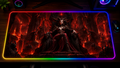 Diablo IV inspired XXL gaming mouse pad 10 LED version, 3 mm thick