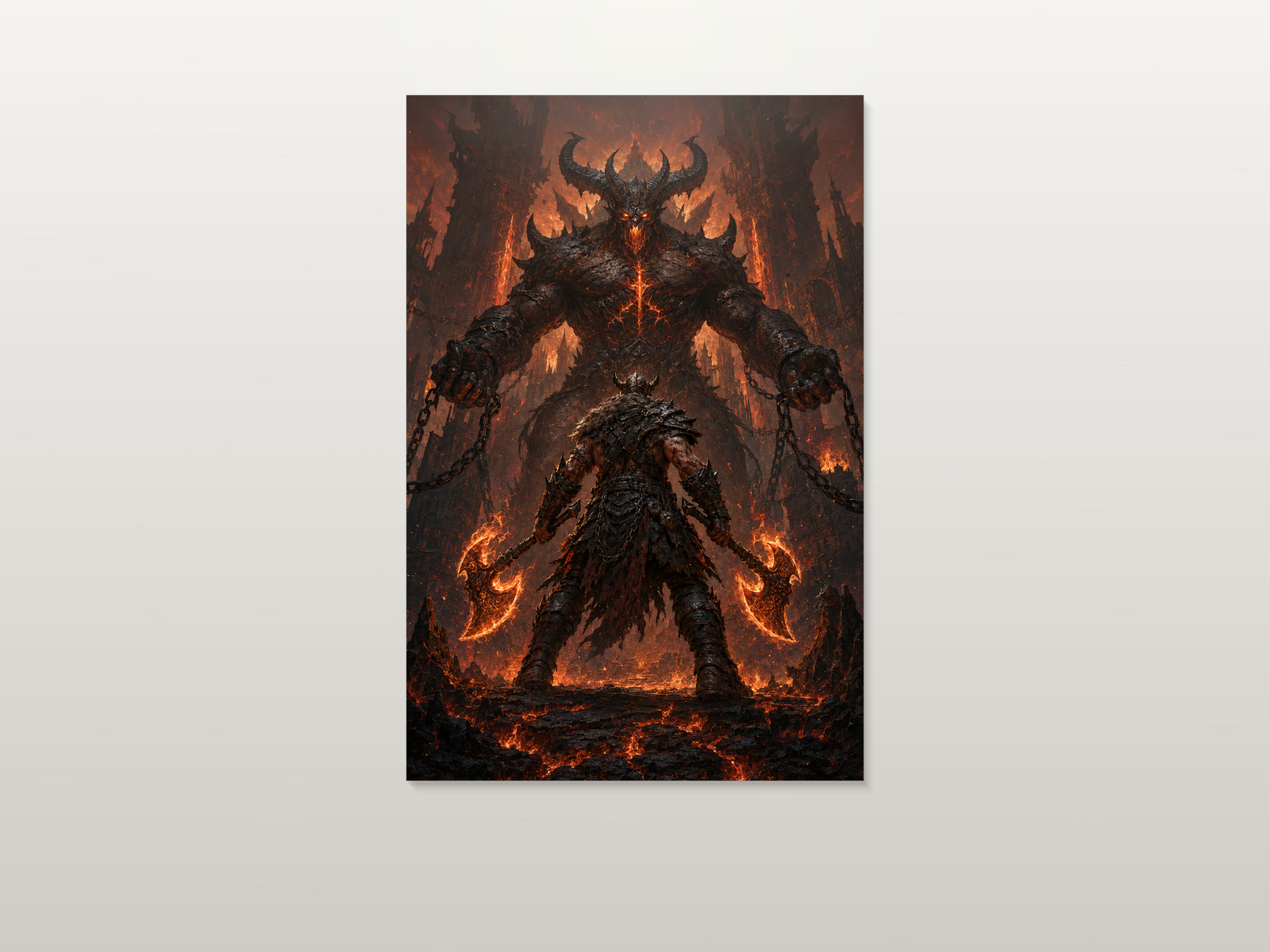 Diablo IV inspired canvas poster artwork 02