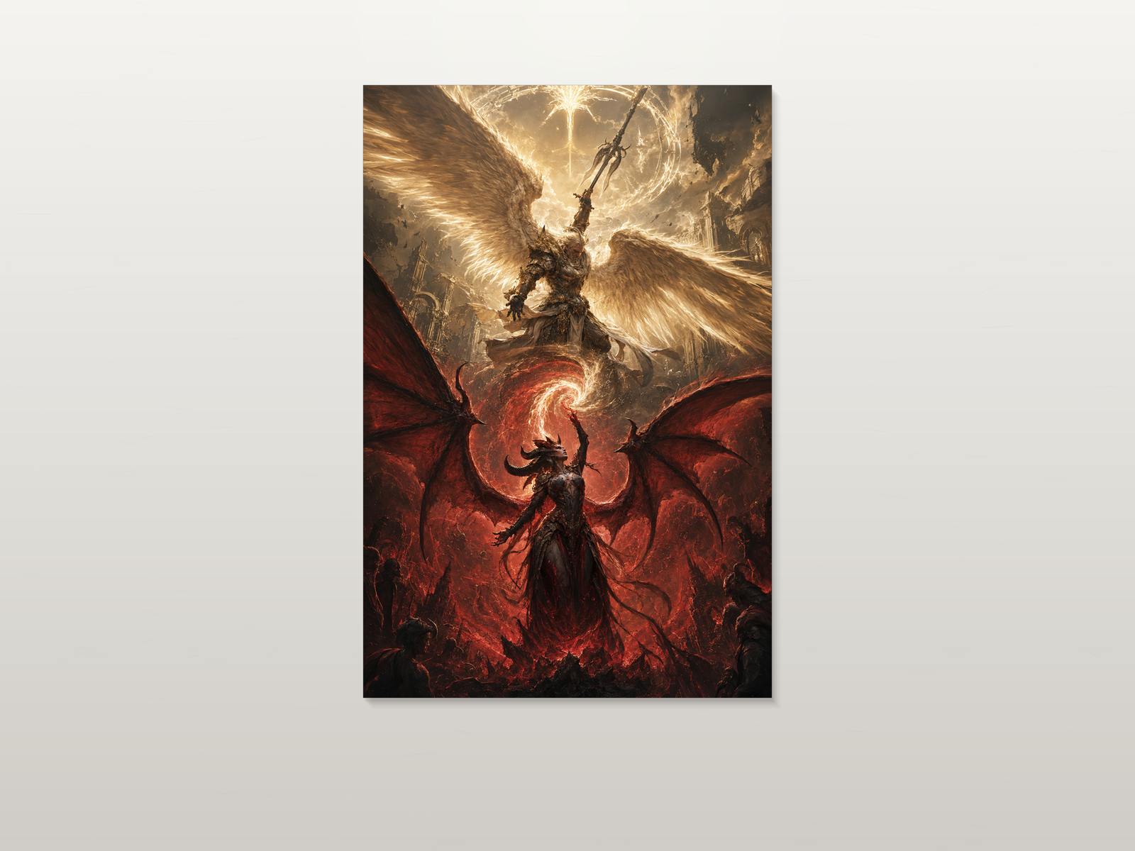Diablo IV inspired canvas poster artwork 04