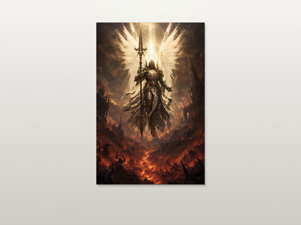 Diablo IV inspired canvas poster artwork 05