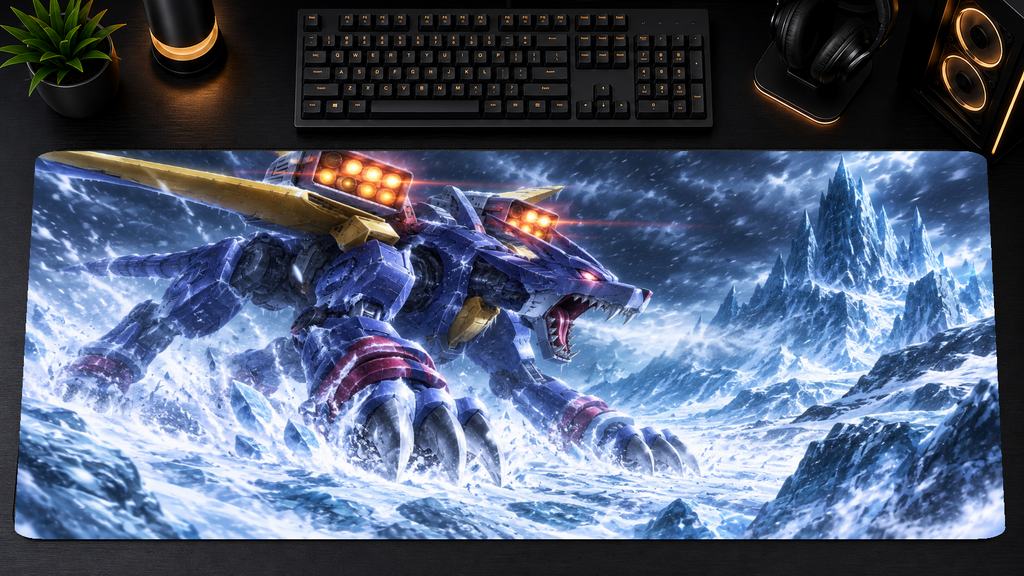 Digimon inspired XXL gaming mouse pad 02 Non-LED version, 3 mm thick