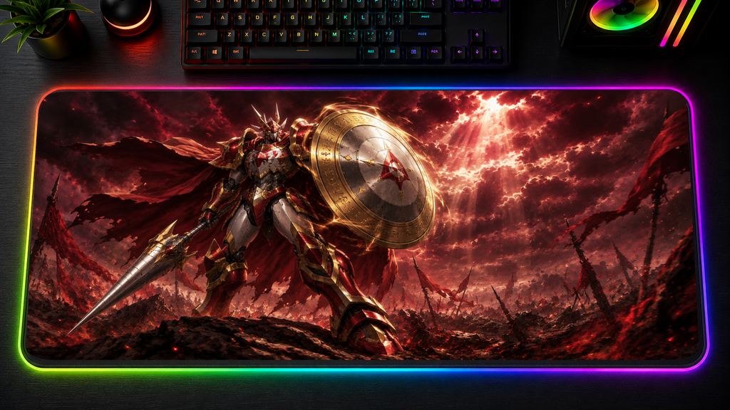 Digimon inspired XXL gaming mouse pad 05 LED version, 3 mm thick
