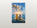 Digimon inspired canvas poster artwork 01