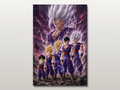 Dragon Ball Evolutions inspired canvas poster 03 clean wall art preview