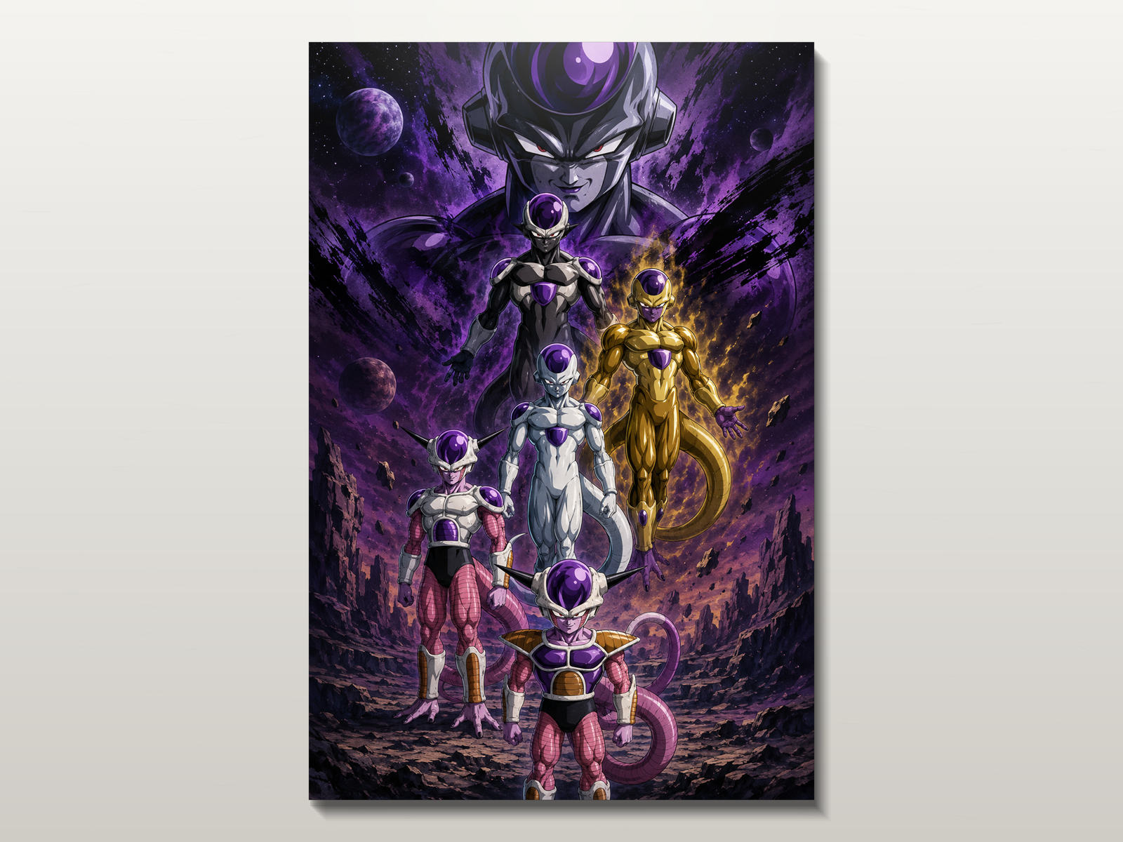 Dragon Ball Evolutions inspired canvas poster 04 clean wall art preview