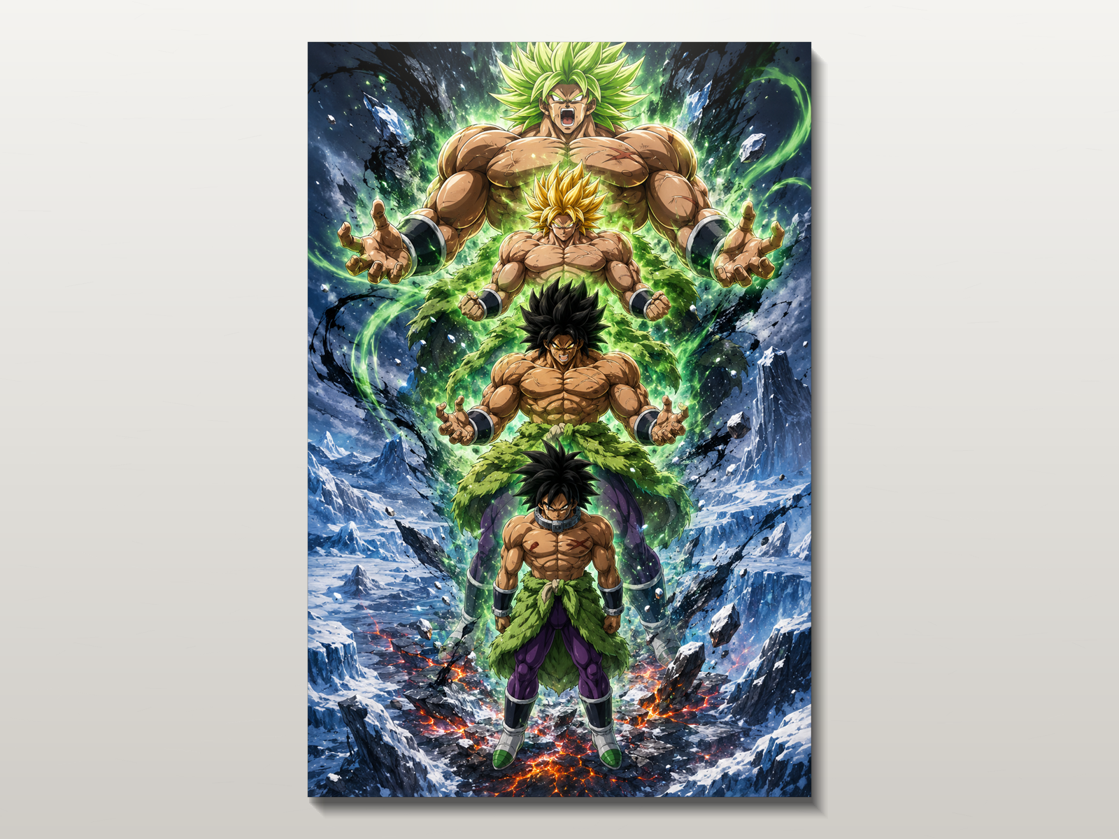 Dragon Ball Evolutions inspired canvas poster 05 clean wall art preview