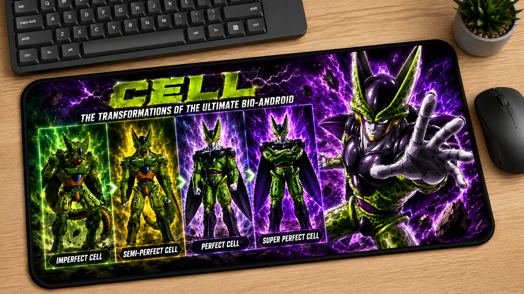 Dragon Ball Inspired XXL Gaming Mouse Pad 02 Non-LED