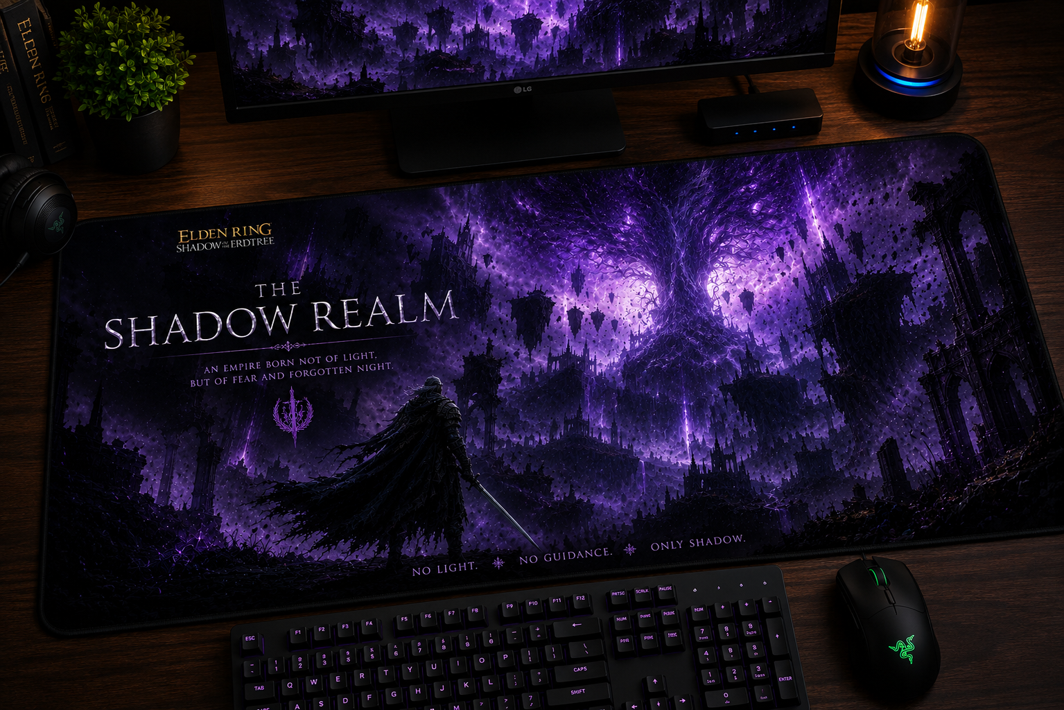 Elden Ring Inspired XXL Gaming Mouse Pad 09 Non-LED