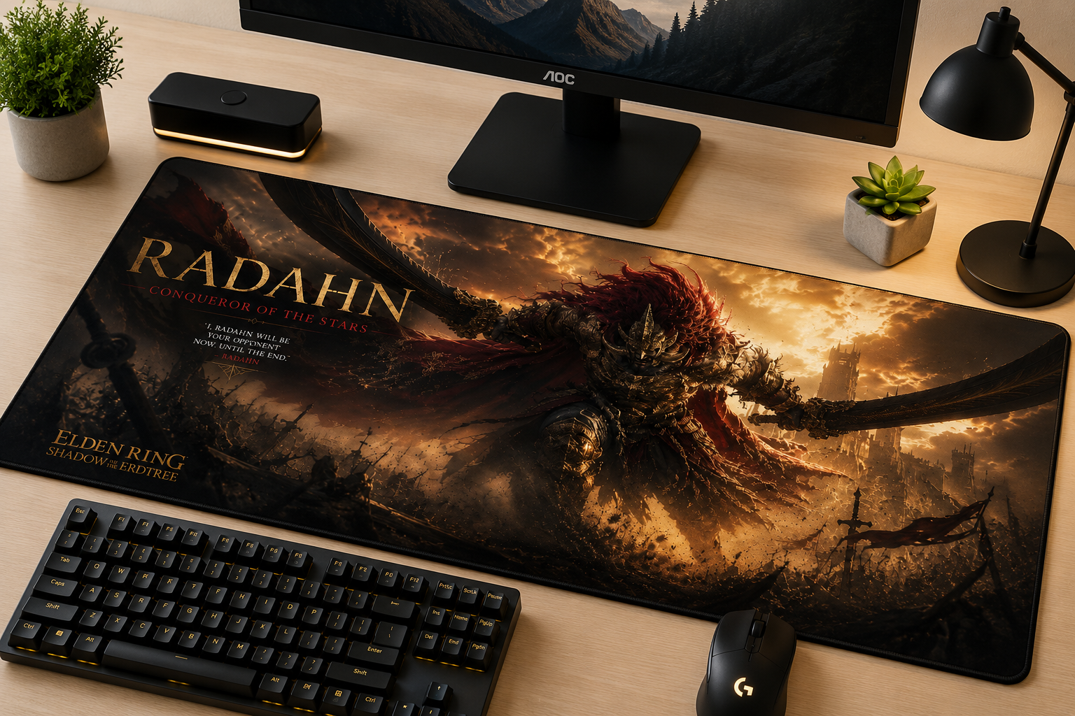 Elden Ring Inspired XXL Gaming Mouse Pad 32