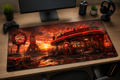 Fallout inspired XXL gaming mouse pad 04 Non-LED