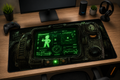 Fallout inspired XXL gaming mouse pad 06 Non-LED
