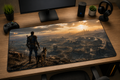 Fallout inspired XXL gaming mouse pad 07 Non-LED
