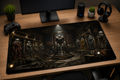 Fallout inspired XXL gaming mouse pad 10 Non-LED