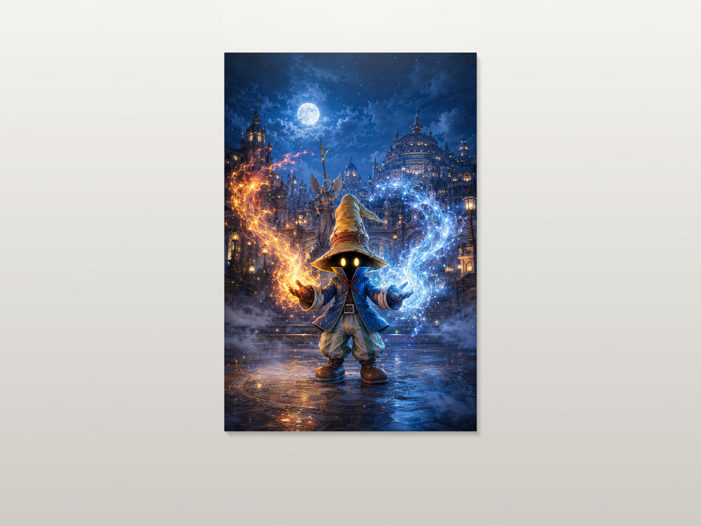Final Fantasy IX inspired canvas poster artwork 01