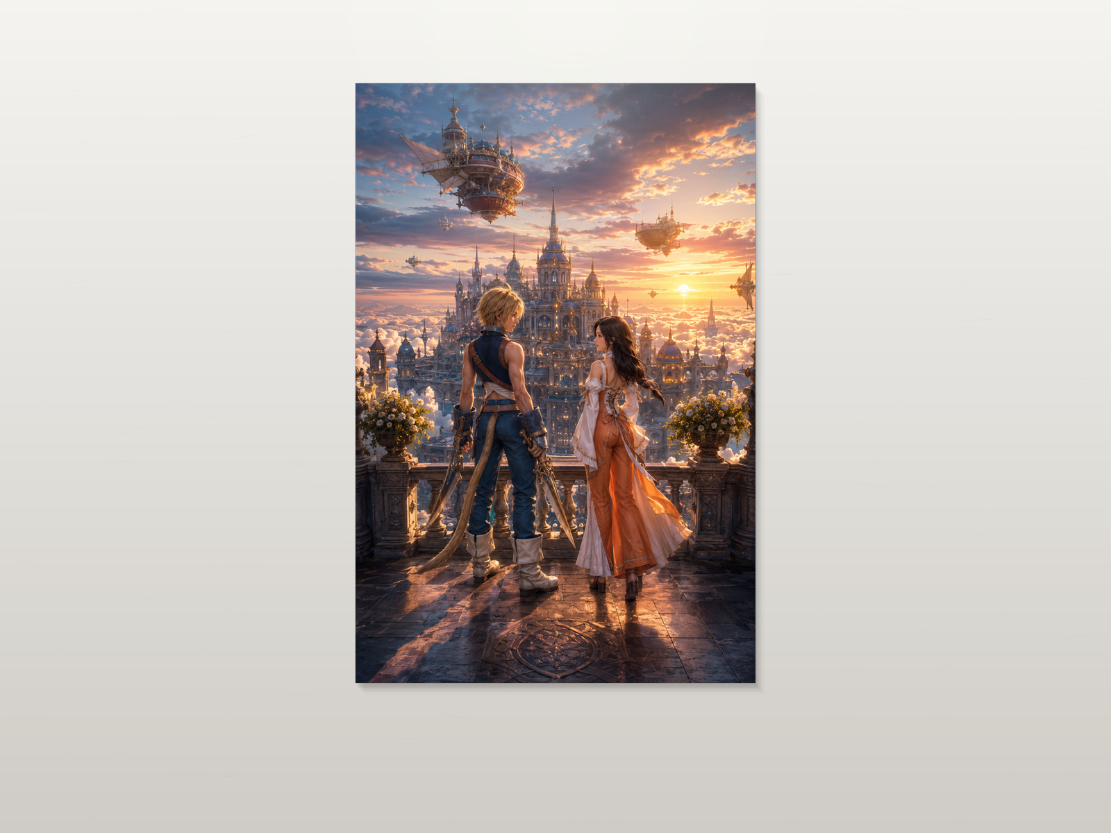 Final Fantasy IX inspired canvas poster artwork 02