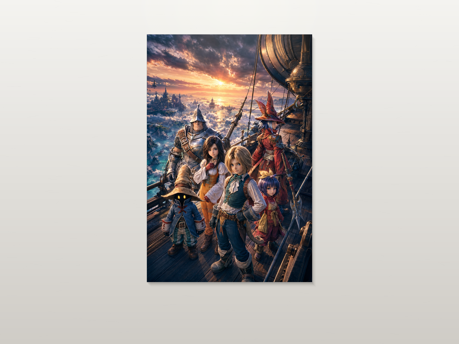 Final Fantasy IX inspired canvas poster artwork 03