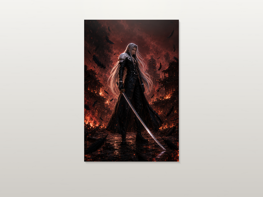 Final Fantasy VII inspired canvas poster artwork 02