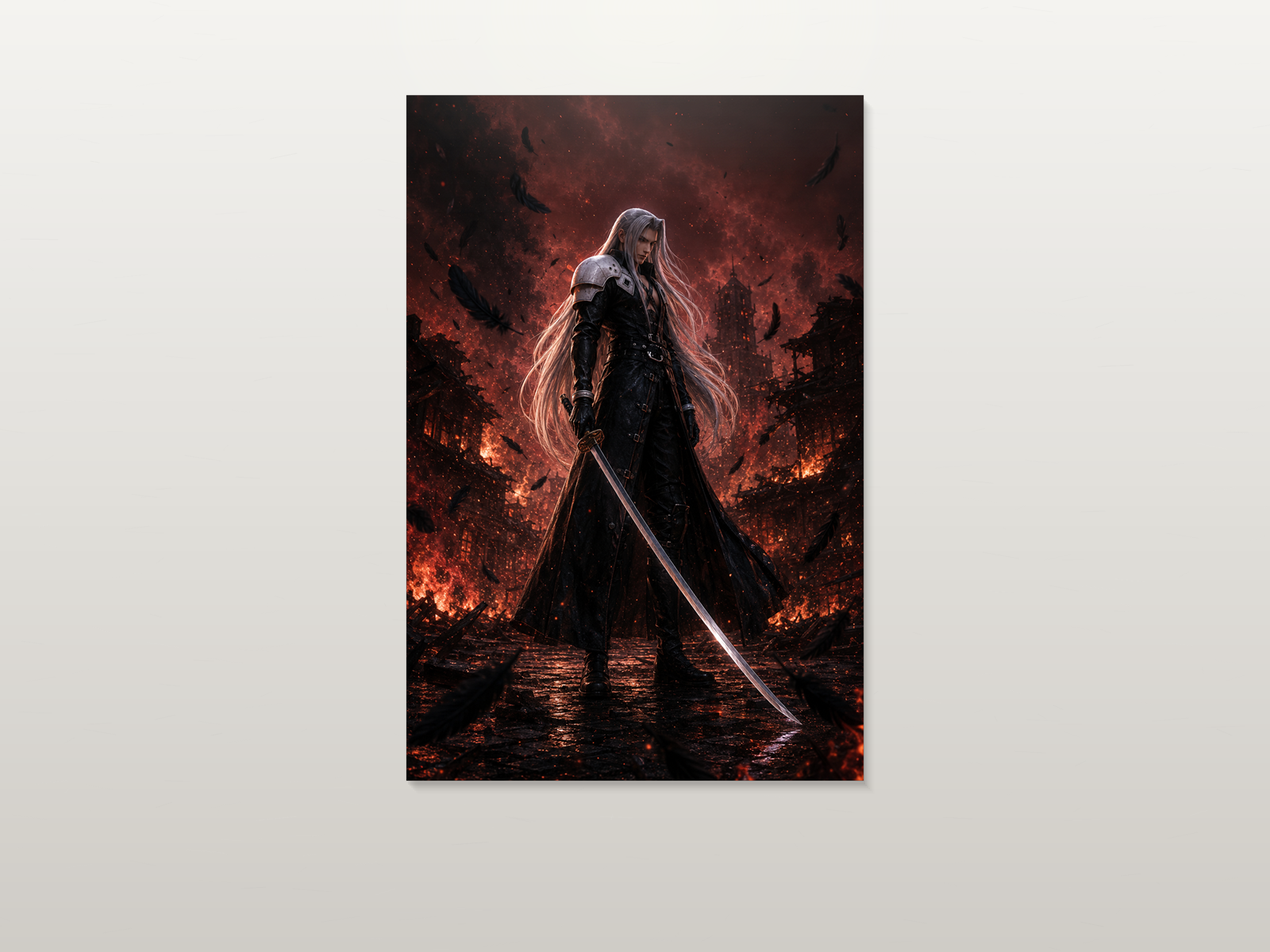Final Fantasy VII inspired canvas poster artwork 02