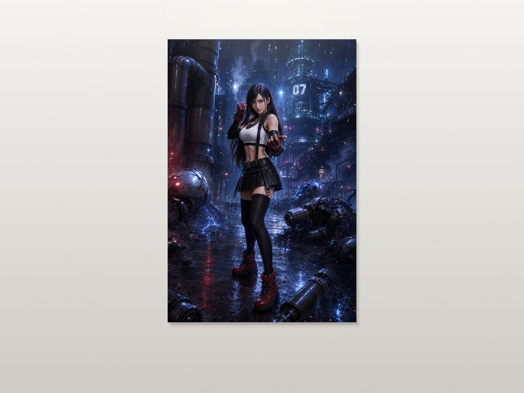 Final Fantasy VII inspired canvas poster artwork 03