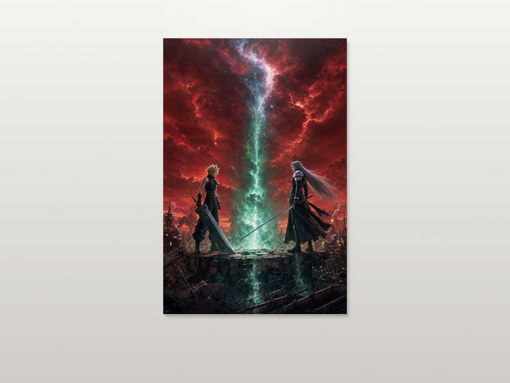 Final Fantasy VII inspired canvas poster artwork 05