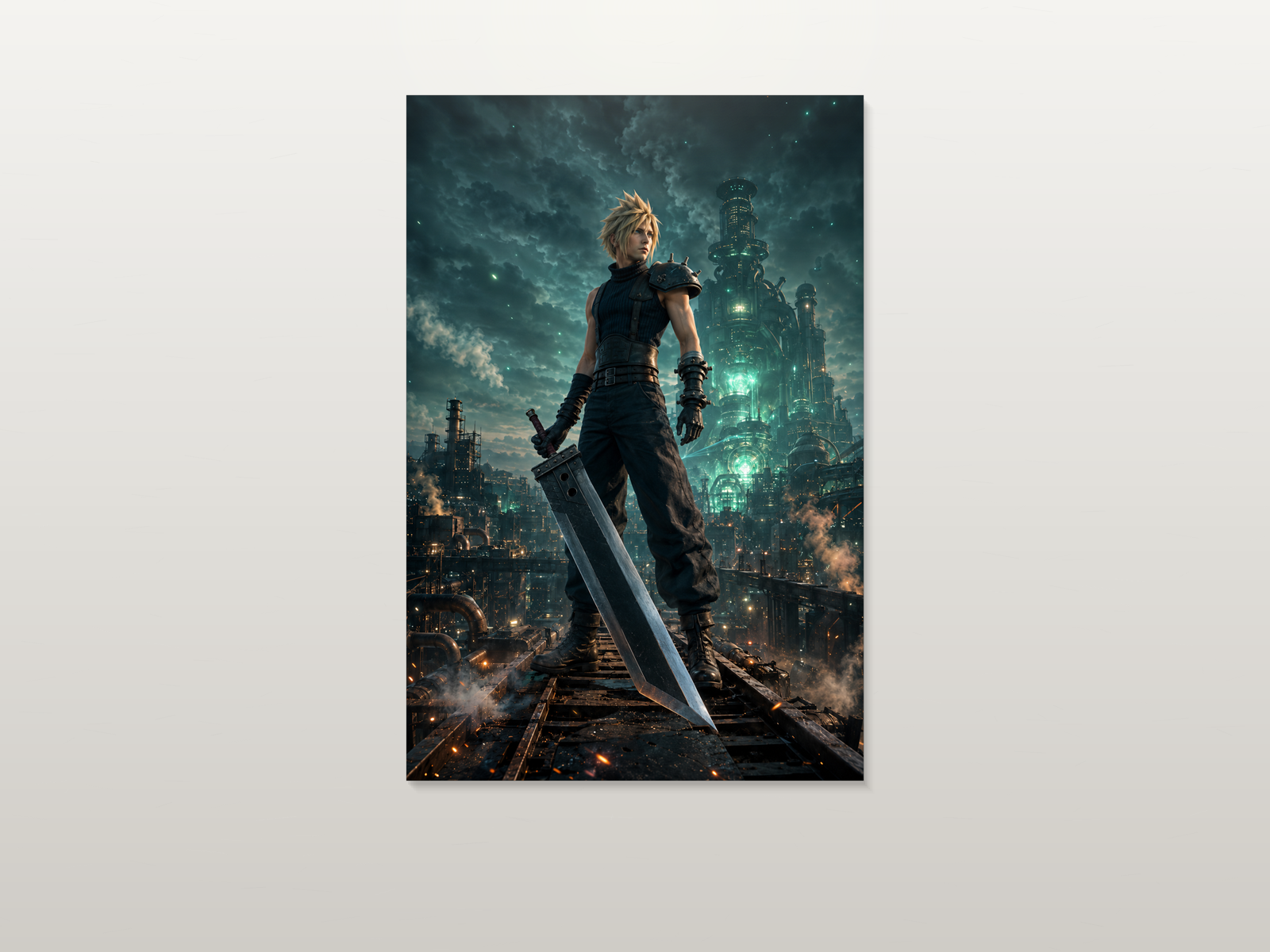 Final Fantasy VII inspired canvas poster artwork 06