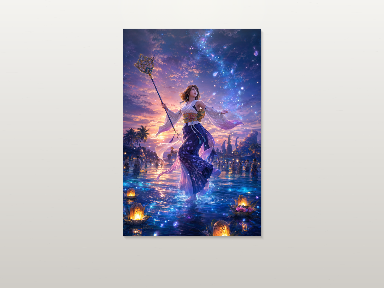 Final Fantasy X inspired canvas poster artwork 02